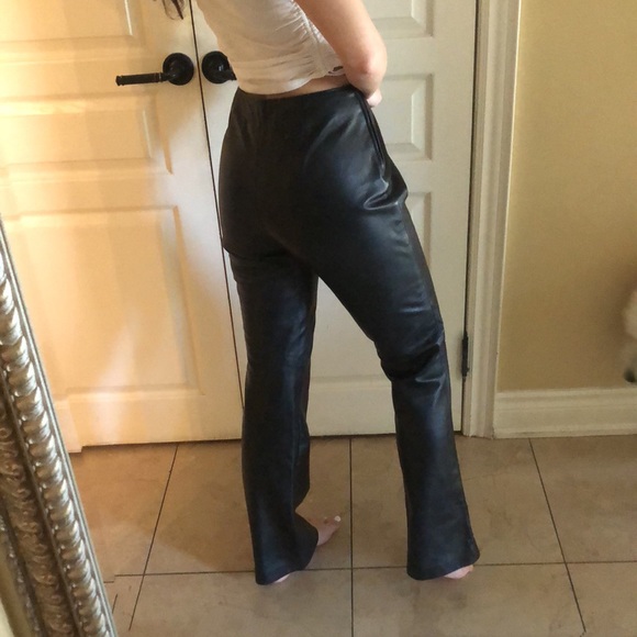 Danier Vintage Leather Pants - Picture 9 of 9